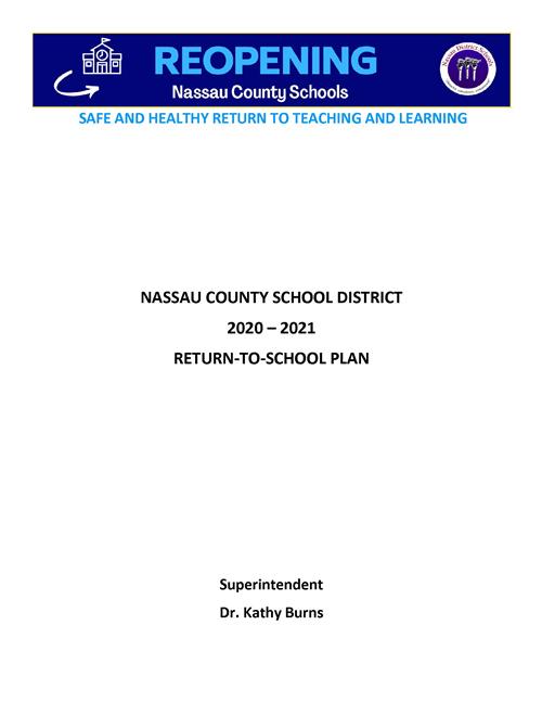 Return To School Plan 